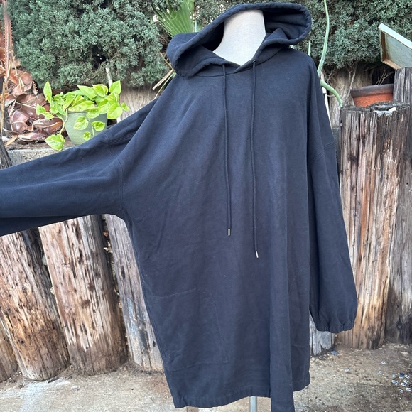 James Perse Oversized Womens Hoodie 100% Cotton Sweater - Picture 16 of 16